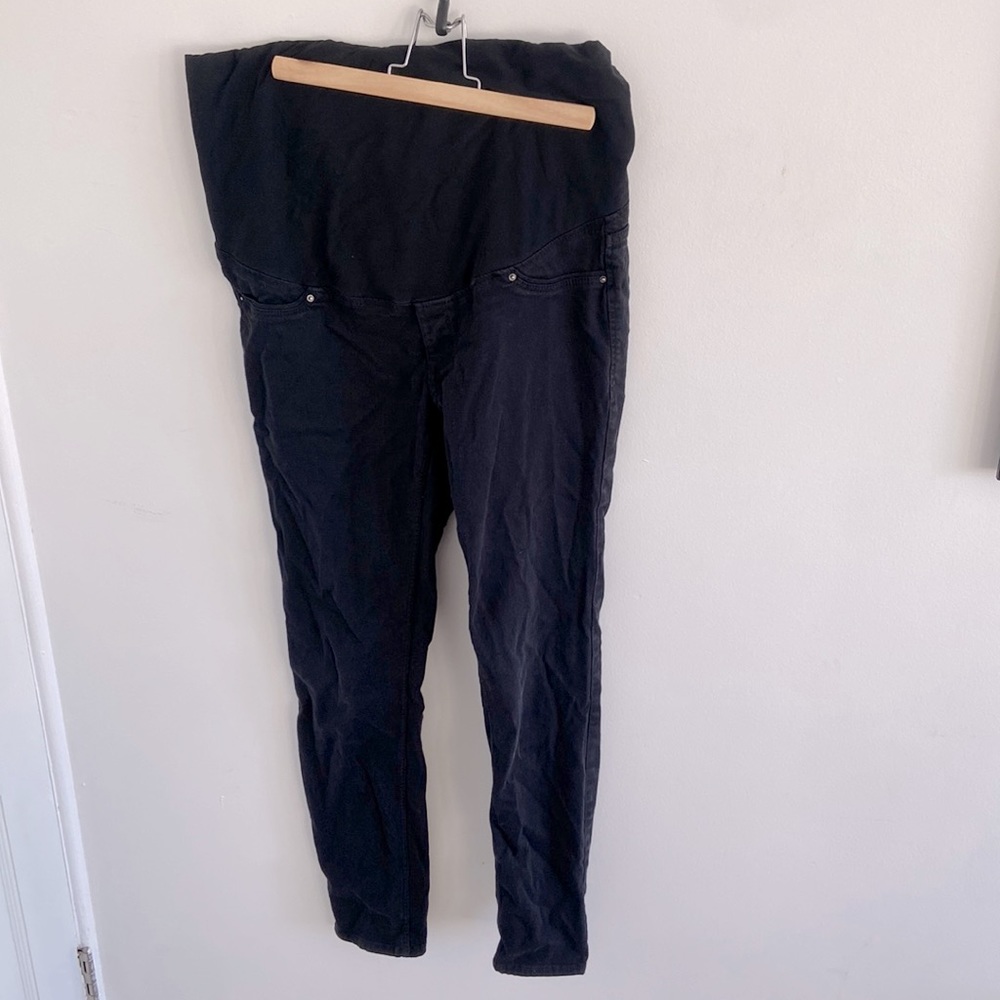 H&M MAMA Skinny Stretch Maternity Jean - soft with high waist - size 16